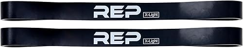 REP Bandas de resistencia cortas de fitness para fuerza y acondicionamiento. Múltiples niveles de resistencia disponibles de 5 a 230 libras. Se