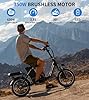 WINDHORSE Electric Bike for Adults, 16" Folding Ebike with 630W Peak Motor, 25MPH, 35Miles Range, Removable Battery, Suspension, Dual Disc Brake, LED Display, Electric Bicycle for Commuter #2