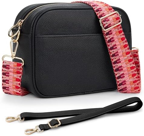 KALIDI Cross Body Bag for Women Ladies,Casual Shoulder Bag Phone Bag with 2 Adjustable Strap for Shopping,Dating,Daily Working,Travel