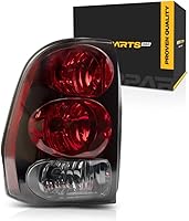 Vista 1 de KarParts360: Para Chevy Trailblazer 2002-2009 Conjunto de luz trasera lado del conductor con bombillas para GM2800150 15131578, 15097513