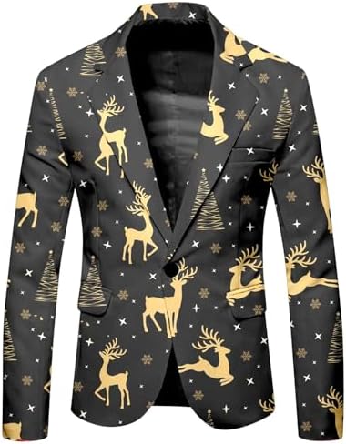 Herren Weihnachtsanzug – Elegant & Wärmend Mit Festlichen Akzenten | Formstabil, Elastisch Für Feiern