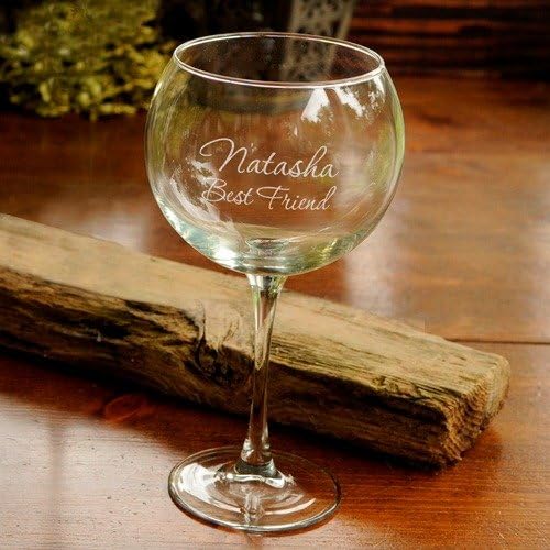 Personalized Red Wine Glass – Perfect for your Collection or as a Gift - Includes Free Personalization – 18 oz