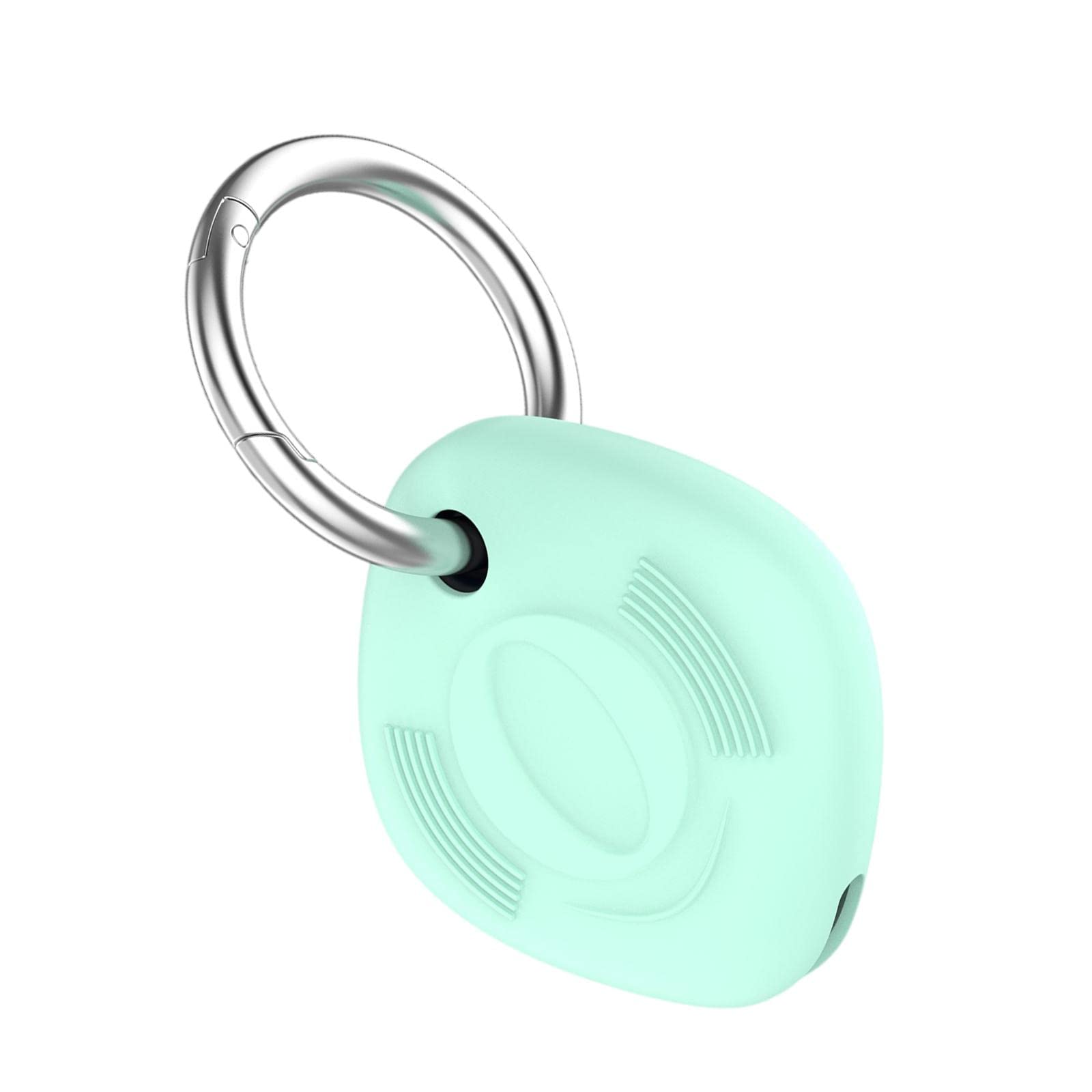 ELBME® Silicone Case Compatible with Galaxy Smarttag Tracker Cover with Keyring Green-picture-29