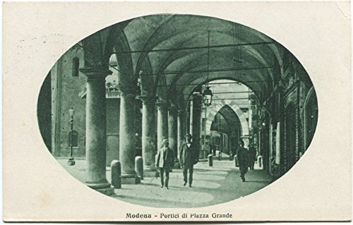 1922 Modena - Protici di Piazza Grande FP B/N ANIM VG Cartolina Postale