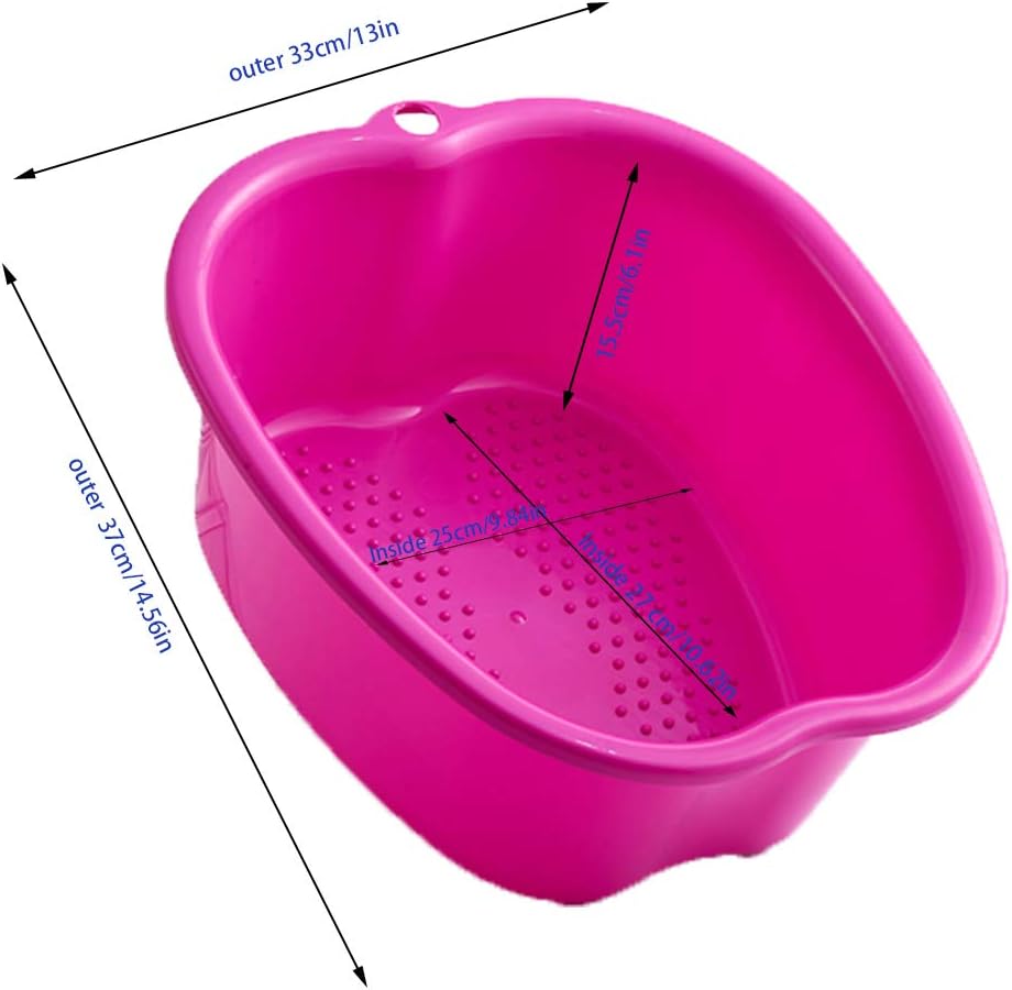 Large Foot Bath spa Bowl, Home Foot Spa Tub, Thick Sturdy Plastic Foot