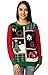 Ugly Christmas Sweater Women's Patchwork LIGHT-UP Sweater