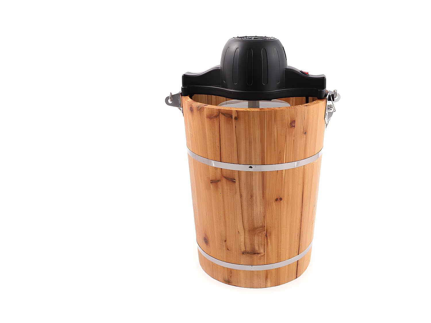 Vente-unique - Sorbetiére électrique GIVRETO en bois 5.5 L