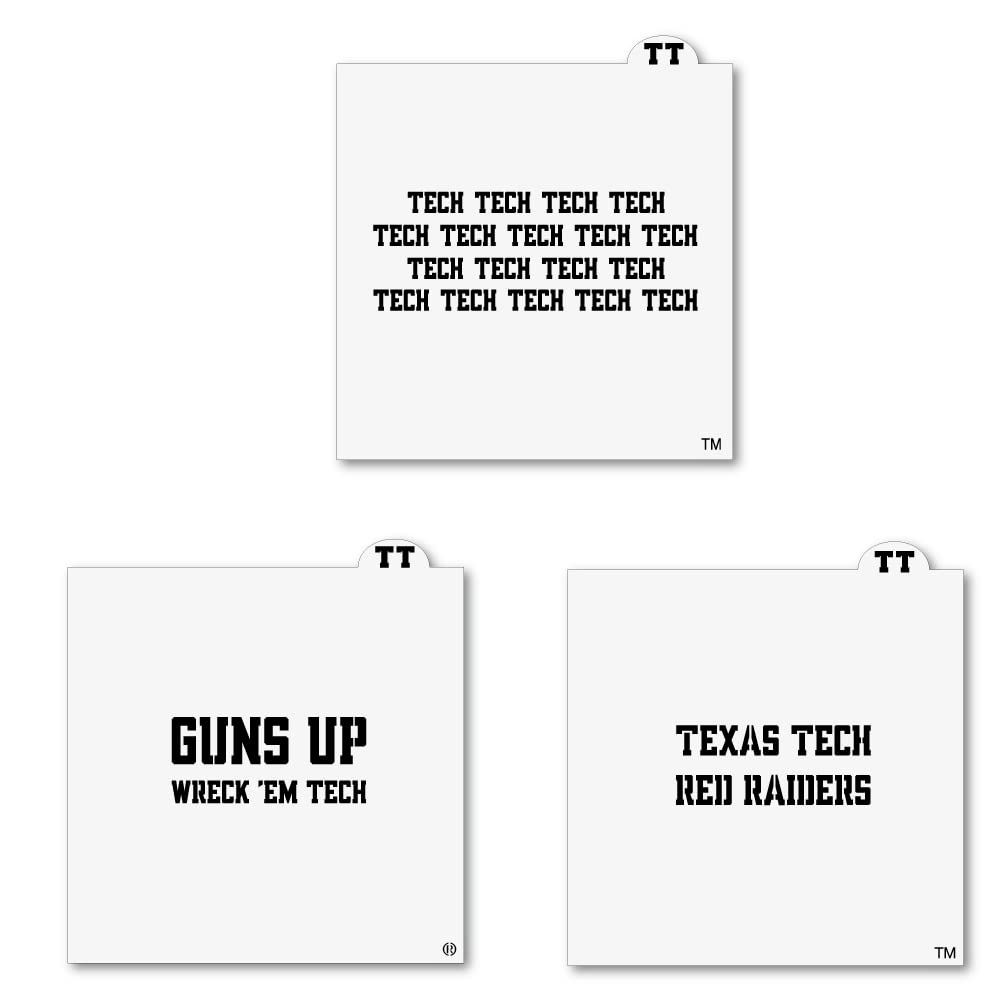 U-Stencil Texas Tech Culinary Stencil Combo B - TTOOS-421