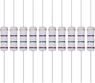 YOKIVE 30 Pcs Metal Oxide Film Resistors, Axis Lead Resistor, Keep Normal Circuit Operation, Great for Electric Power Equipment (Grey, 2W, 100 Ohm)