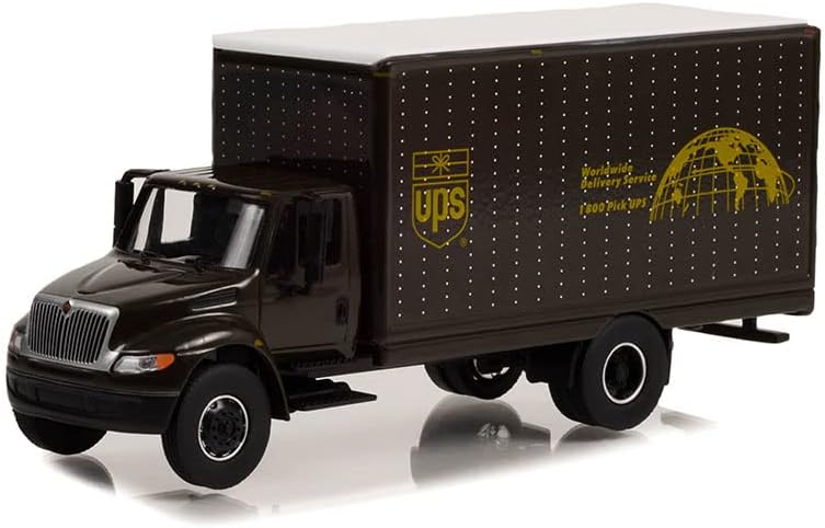 Greenlight 33240-B H.D. Trucks Series 24 - 2013 International Durastar Box Van - United Parcel Service (UPS) 'Worldwide Delivery Service' Escala 164
