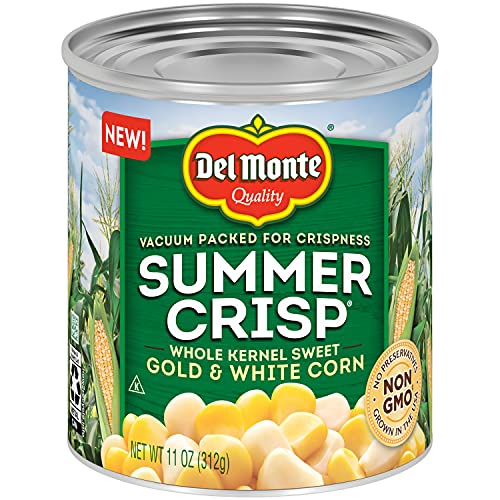 Del Monte Summer Crisp Whole Kernel Gold & White Corn, 11 Ounce