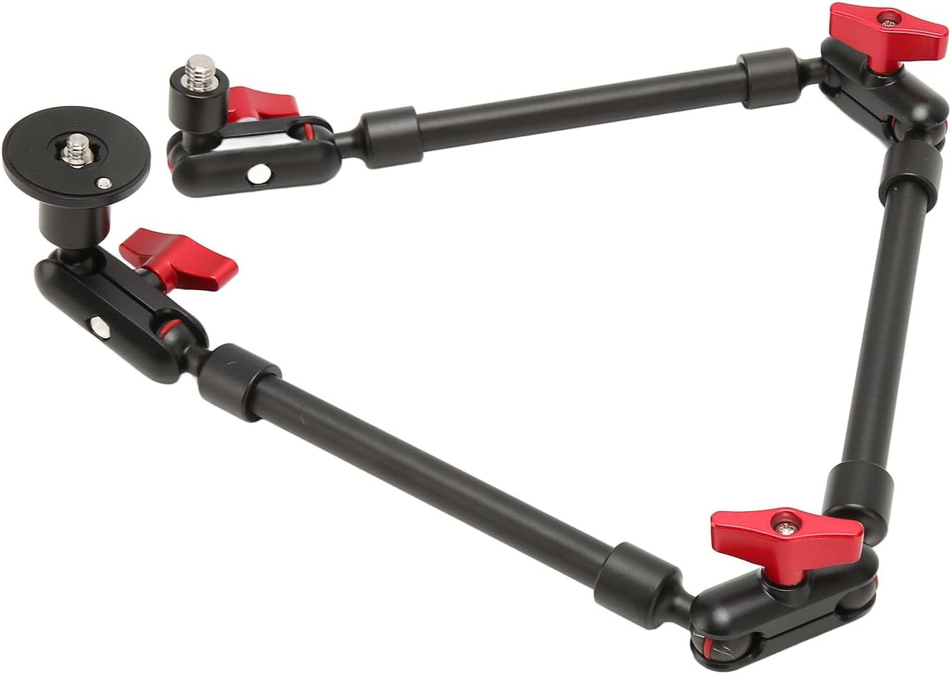 31in Adjustable Articulating Arm, Universal Cantilever Bracket, Thread Articulating Arm Camera Mount 360 Degree Rotation for Camera Phone