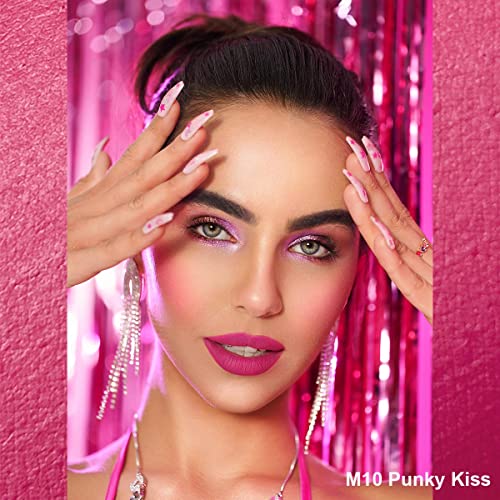 Oulac Matte Liquid Rose Pink Lipstick For Women, Long Lasting Lipstick Waterproof Lip Stain, No Transfer, Creamy High Pigmented Formula With Rose Oil, Vegan & Cruelty-Free, Rose Pink M10 #TOP4