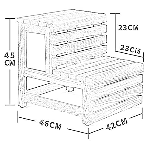 Taburete de escalera de cocina plegable y resistente para solucionar problemas de espacio 3