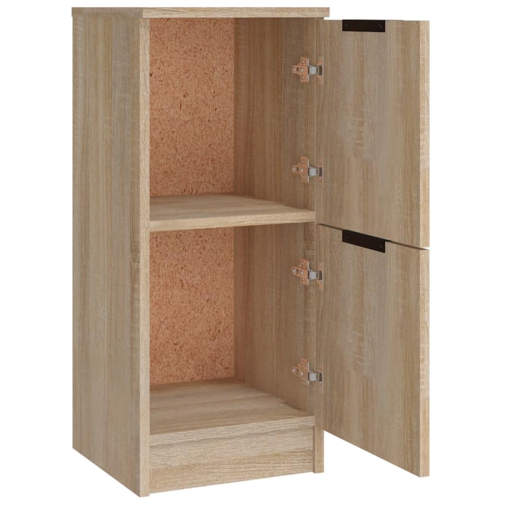 Credenze 3 pz Rovere Sonoma in Legno Multistrato,Mobili,Armadietti e portaoggetti,Buffet e credenze,37.15kg-3115846