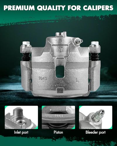 Image of SCITOO Front Left Disc Brake Caliper With Bracket 19B1335 | Fit For Acura,For Honda Models - For Accord 1990-1997,For CL 1997-1999 1PC