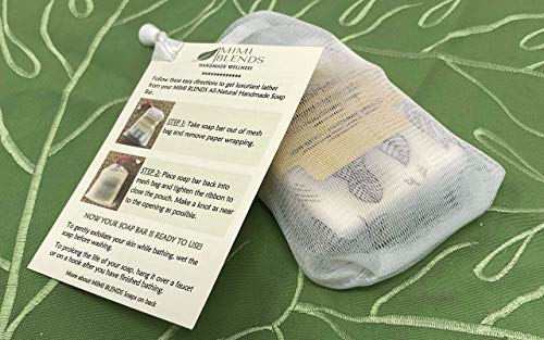 Calming Chamomile All Natural Handmade Soap | Calms & Relaxes | Made With Organic Chamomile Flowers | Great For All Skin Types (One Size, 8 Oz Jumbo Soap Bar) #TOP2