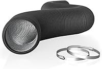 AC Infinity 6-Inch Flexible Aluminum Ducting 8ft Heavy-Duty 4-Layer Protection for HVAC Grow Tents Ventilation Exhaust