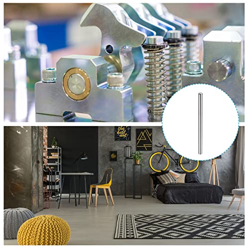 METALLIXITY Dübelstifte (5 mm x 80 mm) 10 Stück, 304 Edelstahl-Regalträgerstifte Stiftbefestigungselemente – für Metallgeräte, Möbelinstallation, Industrie, Heimwerker