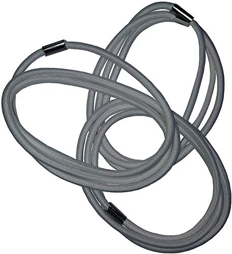 INTELLECTDOOR Trash Can Bands/Sets of 3/White