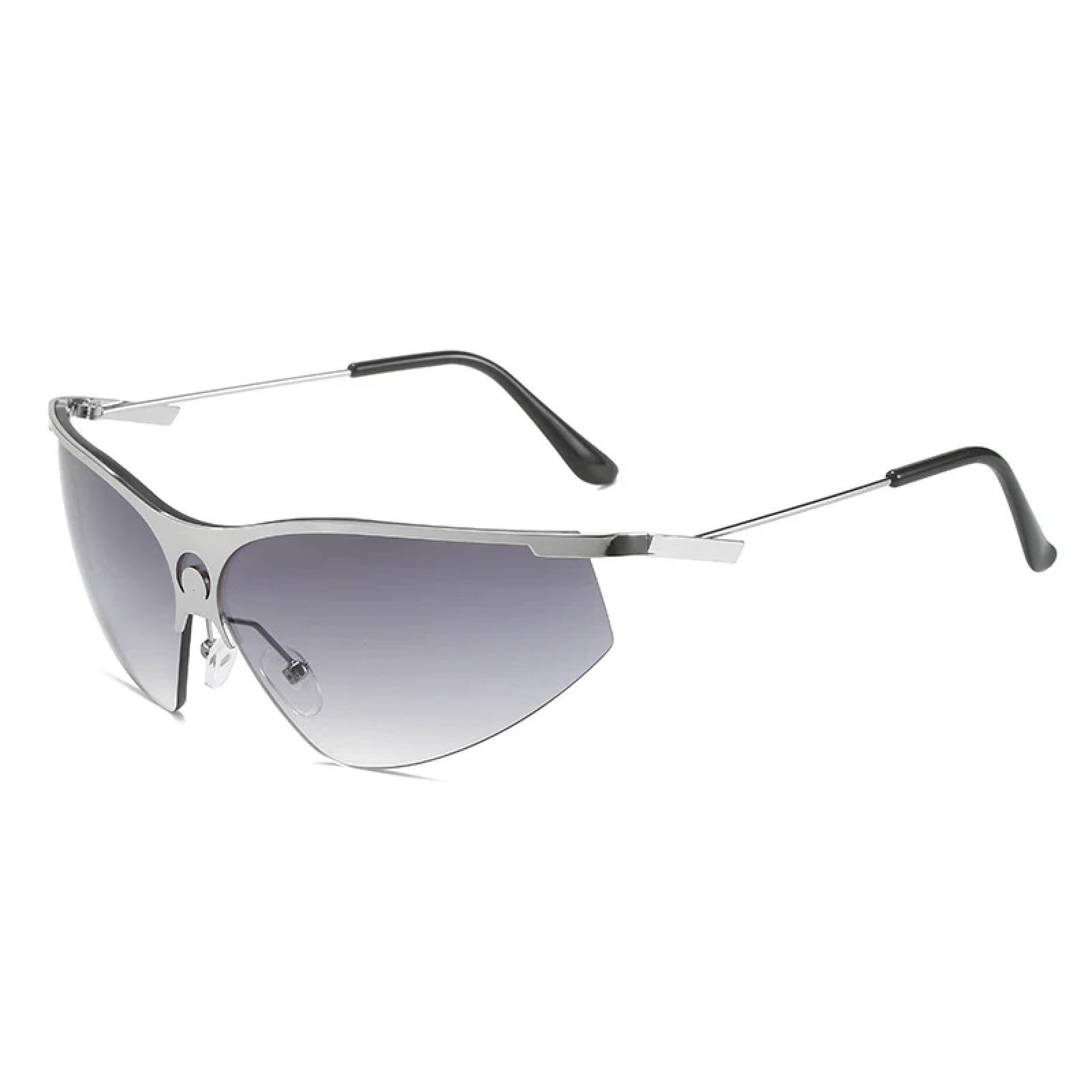 Fashion Punk Sports Sunglasses Men Women Luxury Half Frame Cat Eye Sun Glasses Uv400