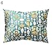 Produktbild PINBinyee 30 x 50 cm Jeanette Blatt Blumen Tier Kombination Traum-Stil Farbe passende Kissenbezug Sofa Bettwäsche 6#