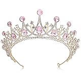 Braut Krone Tiara, Material: Legierung und glänzende Strass.