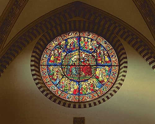 Poster sur toile Rose Window sublimez votre salon avec Andrea Di Bonaiuto