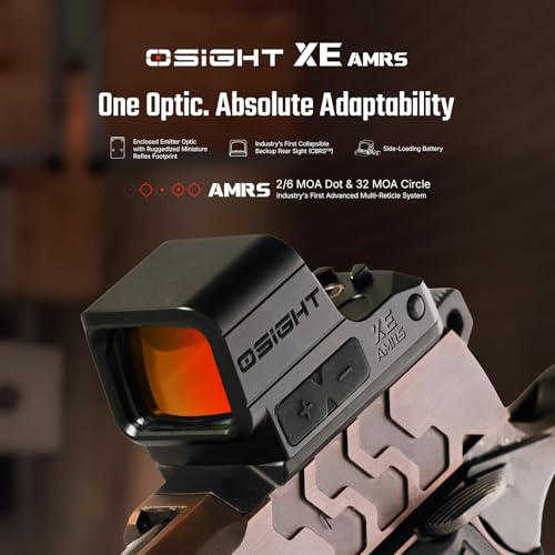 Image of OSIGHT XE AMRS Enclosed Red Dot Sight, 2 /6 & 32 MOA Multi-Reticle