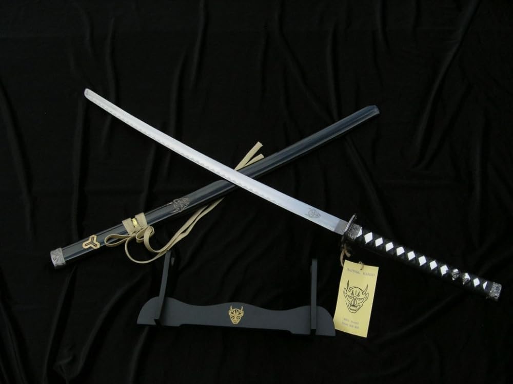 Spada Katana, Katana Vera Samurai Katana Acciaio con fodero per decorazione per collezionisti o come regalo Plus Espositore