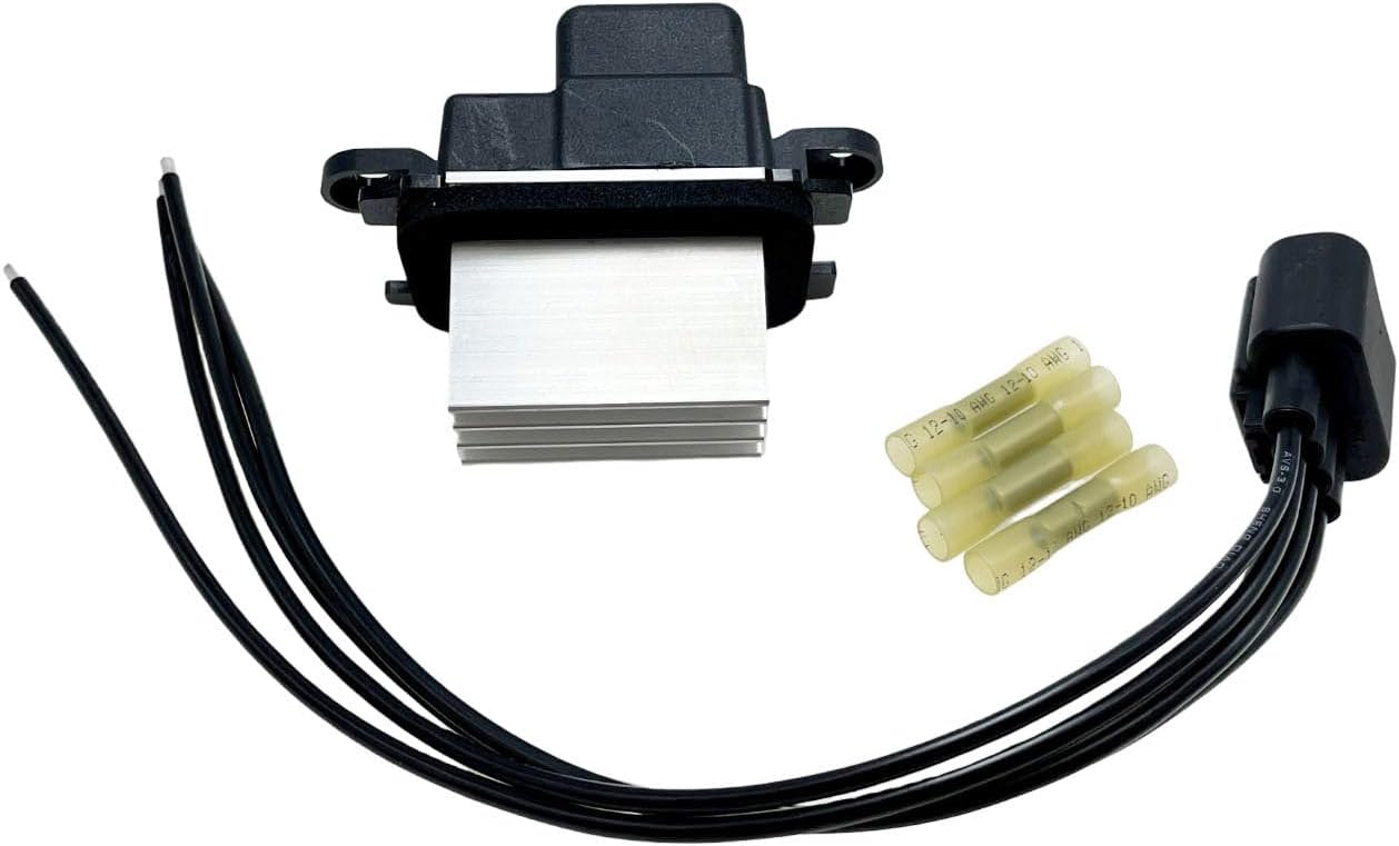 HVAC Blower Motor Resistor with WPT688 Connector Wire Harness BL3Z-19E624-A BL3Z19E624A Compatible with 2007-2017 Expedition 2009-2014 F-150 2007-2017 Navigator