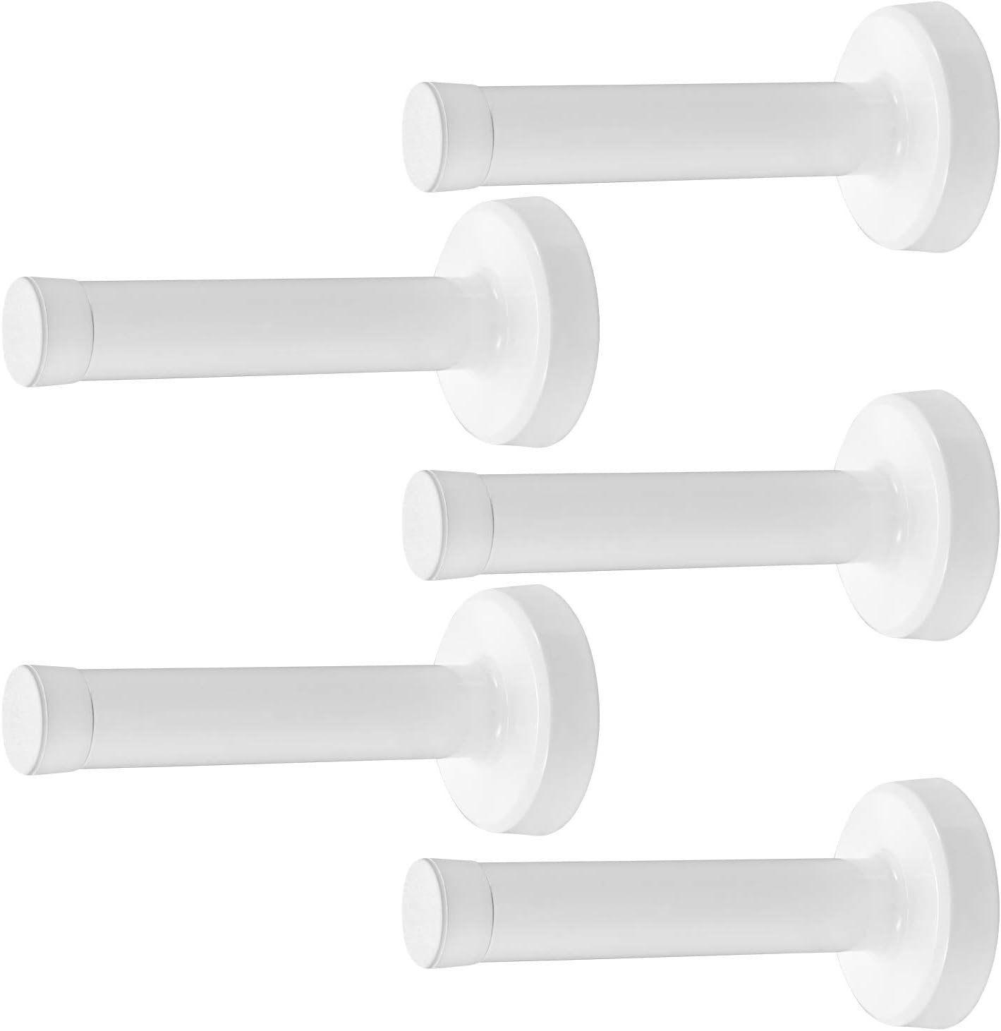 Modern Door Stopper, Stainless Steel Door Stop with Sound Dampening