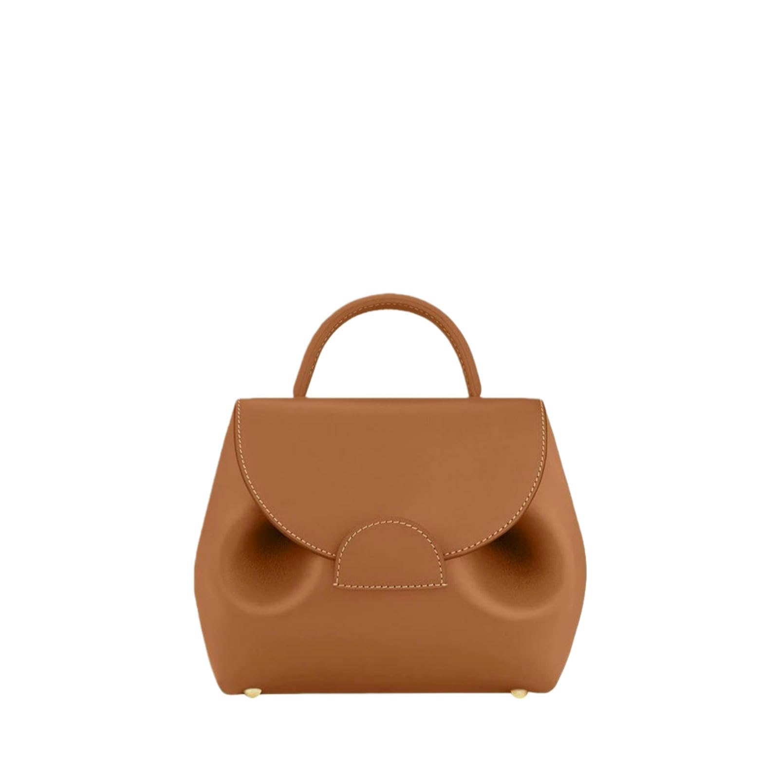 Veslyn Women's Beige Tote Bag ；Makeup Fashion Top Handle Crossbody – Luxury Niche Design Handbag, Burgundy Shoulder Purse For Commuting & Everyday