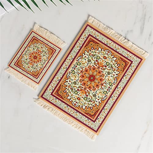 Marca Amazon - QHL - Alfombrilla para ratón con Base de Goma Antideslizante para la secretaría del hogar Cover