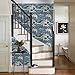 MuralPeel Hand Drawn Blue Sea Wave Reef Peel and Stick Wallpaper Self Adhesive Removable Easy Peel Off Stick on Wall Paper for Bedroom Cabinet Renter Friendly