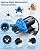 Kohree 110V AC Water Pressure Pump, 4 GPM 50 PSI, On Demand Self-priming RV Fresh Water Pump, 3-Chamber Diaphragm Pump with Pressure Switch and Strainer for RV, Marine, Garden, Kitchen, Bathroom