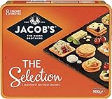 ESSENTIAL PRODUCTS Jacob's Biscuits for Cheese Tub Crackers, 900g 8 Different Selection of Delicious Crackers Family Pack Share