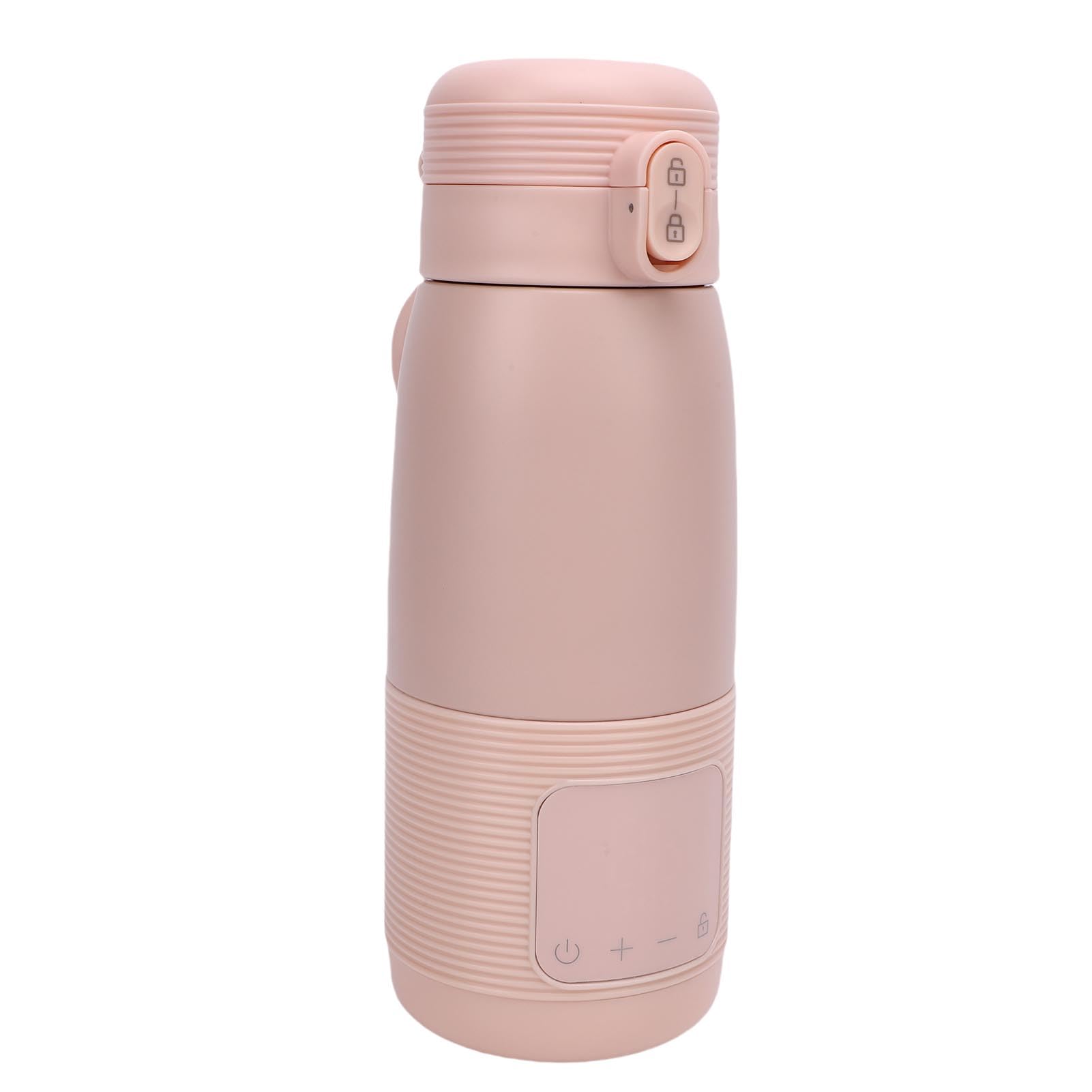 Generic Podgrzewacz do Butelek na Baterie, Szybko Nagrzewający się, Przenośny Podgrzewacz do Mleka do Podróży Samochodem (350ml 5000mAh)