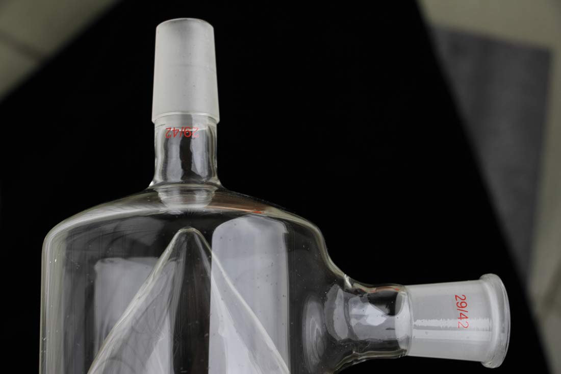 5-Liter-Trockeneis-Kühlfalle aus Glas – konische Vakuumfalle mit 120 mm Außendurchmesser for Sammeln von Lösungsmitteln und for Schutz vor Dämpfen(29/42 Inner)
