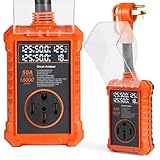 Krevz 16000J RV Surge Protector 50 Amp with Safety Certification – Upgraded All-in-One Ultra Display Shows Six Real-Time Electrical Safety Indicators. A Must-Have for RV Camper Travel Trailers.