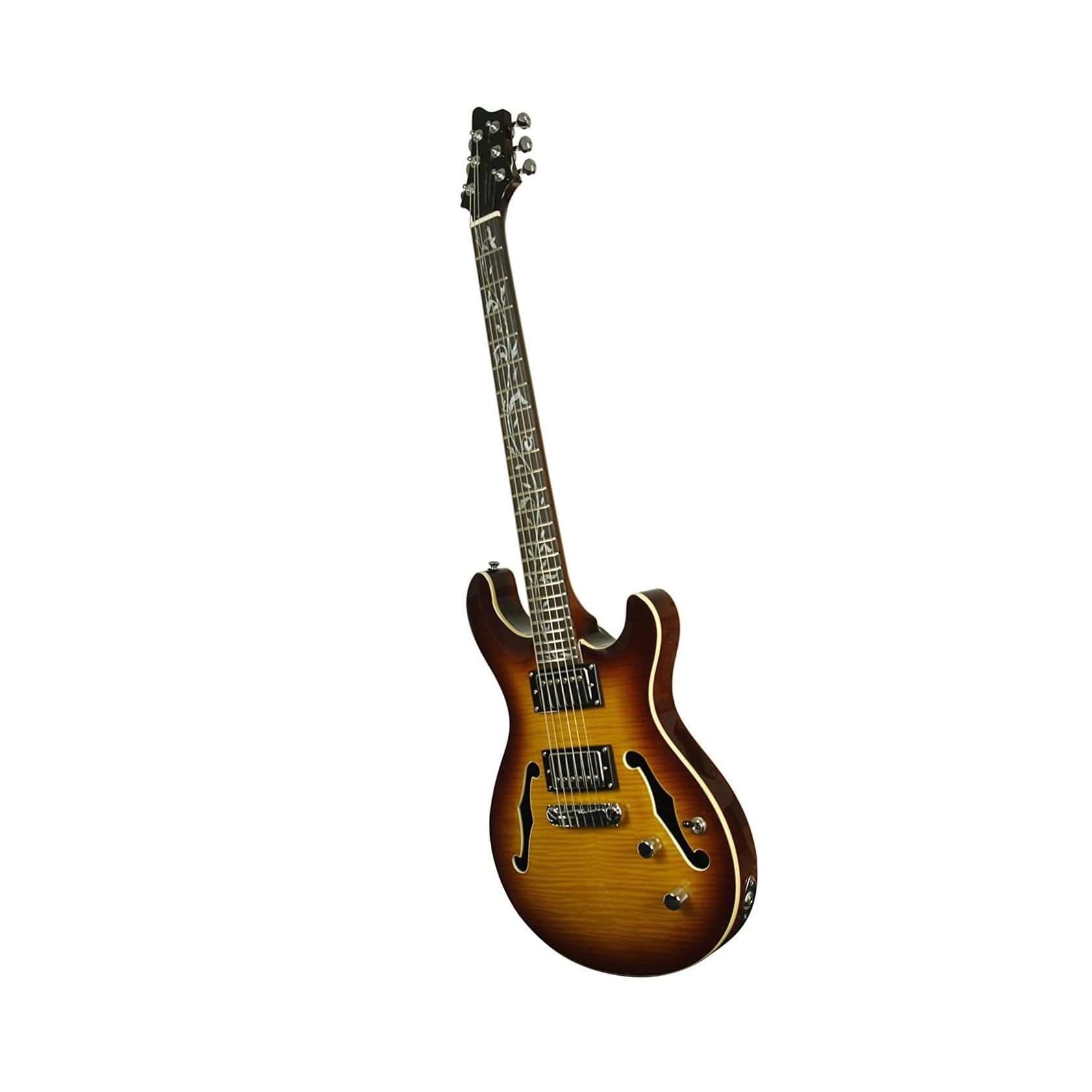 Profesjonalna Gitara Elektryczna 6 Strunowa Akustyczna Gitara Elektryczna Praworęczna Z Gradientowym Wykończeniem