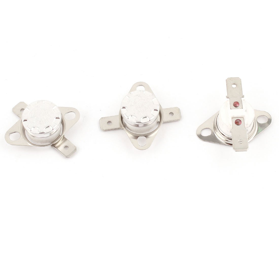 Uxcell Silver Sourcingmap 3 Pcs Ksd301 Nc Temperature Switch Thermostat 180 Celsius 250V 10A