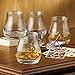 Wine Enthusiast Glencairn Wide-Bowl Whisky Glasses, Clear, Set of 4