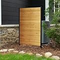 Enclo Fairmont Privacy Screen, Cedar Wood DIY No Dig Kit