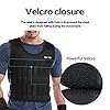 Adjustable Weighted Vest 44LB Workout Weight Vest Training Fitness Weighted Jacket for Man Woman (Included 96 Steel Plates Weights)