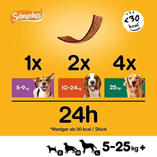 Pedigree Hundesnacks Hundeleckerli Schmackos mit Huhn, 180 Stück (9 x 20 Stück) 5
