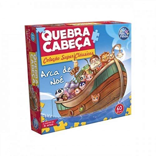 Pais & Filhos - Quebra Cabeça Arca De Noé - 60 Pçs, Sortidas