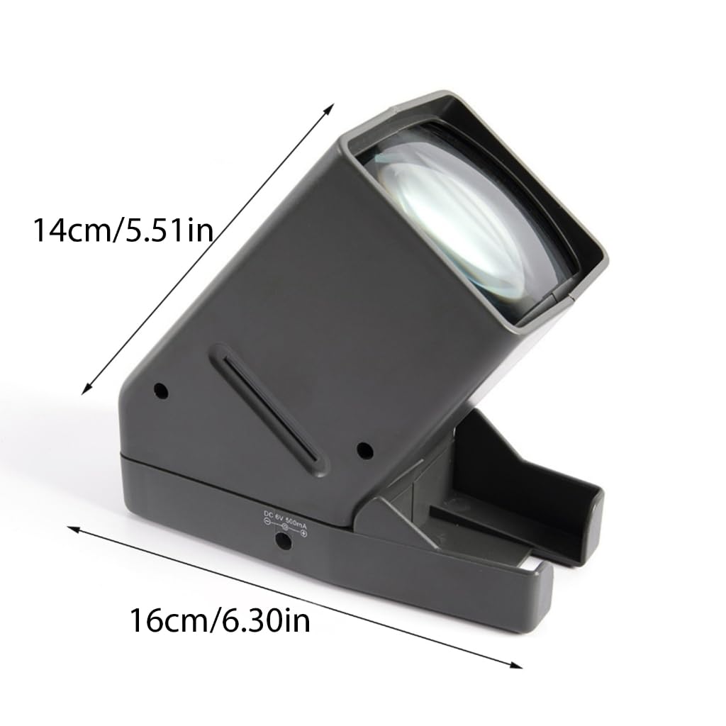 Éclairage LED pour diapositives négatives de 35 mm Alimenté par USB