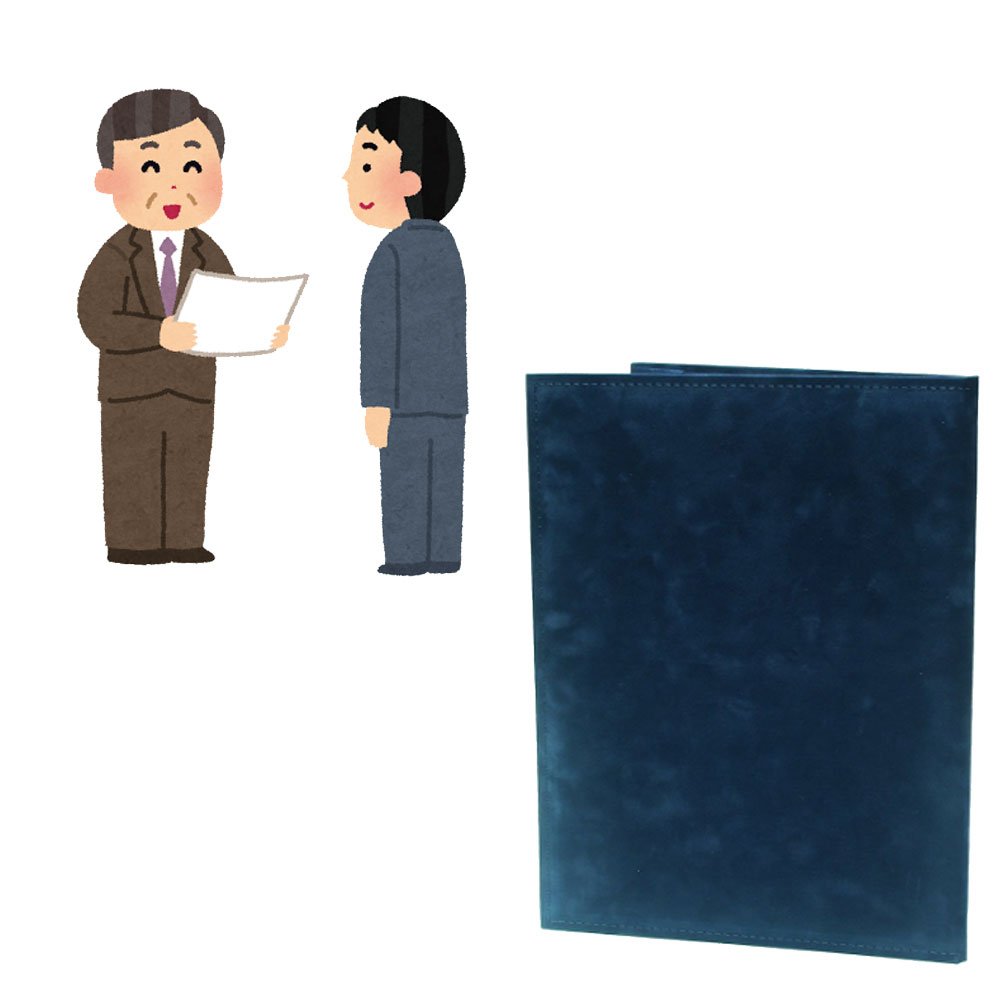 Amazon | コレクト 証書ファイル 調印・証書ホルダー スエード