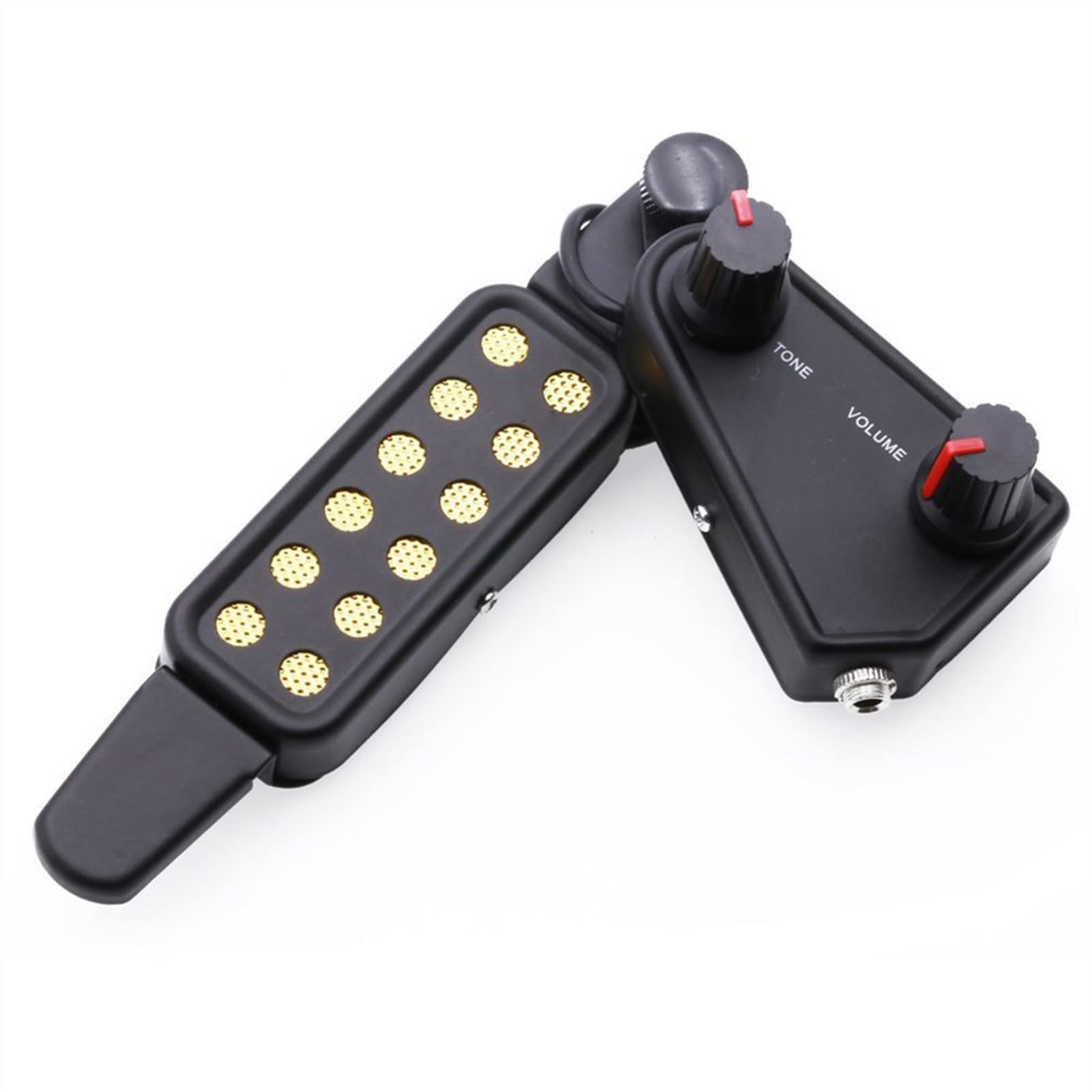 Tuner Gitara Akustyczna Dual Regulowany Pickup Eq. Akcesoria Do Instrumentów Muzycznych Gitarowych Przetworniki gitarowe